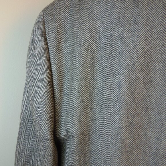 Vintage Lauren Ralph Lauren Herringbone Tweek 48R Wool Sports Coat Collectible - Picture 10 of 11